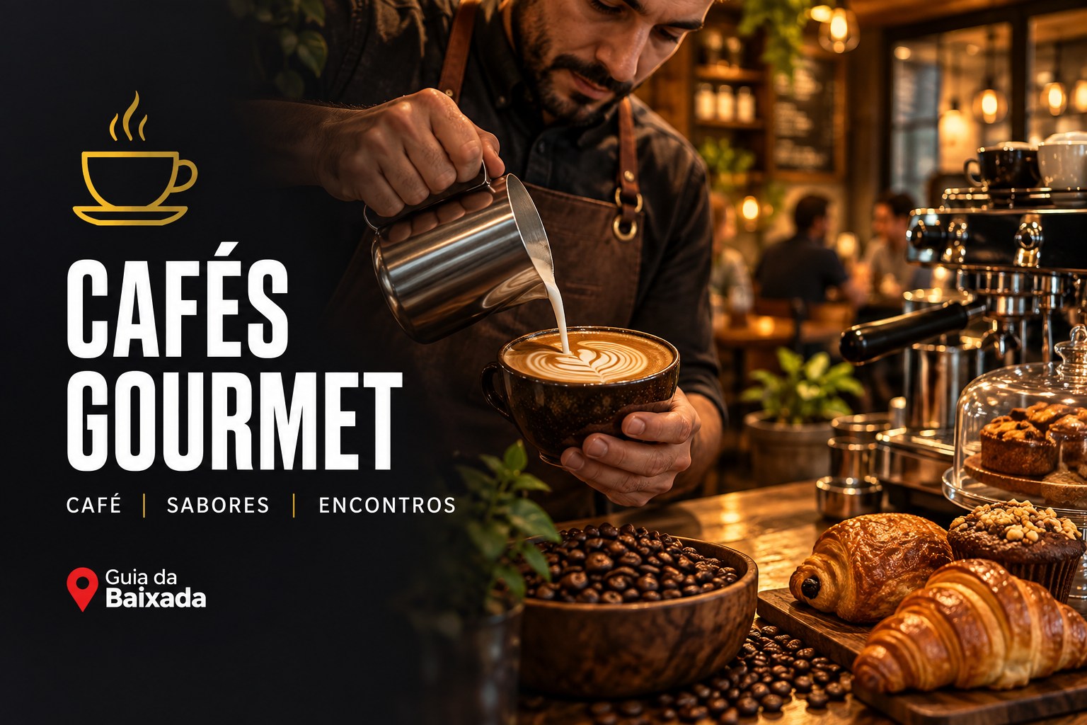 Cafés Gourmet no Guia da Baixada