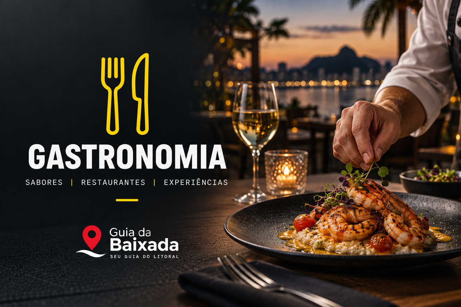 Gastronomia no Guia da Baixada