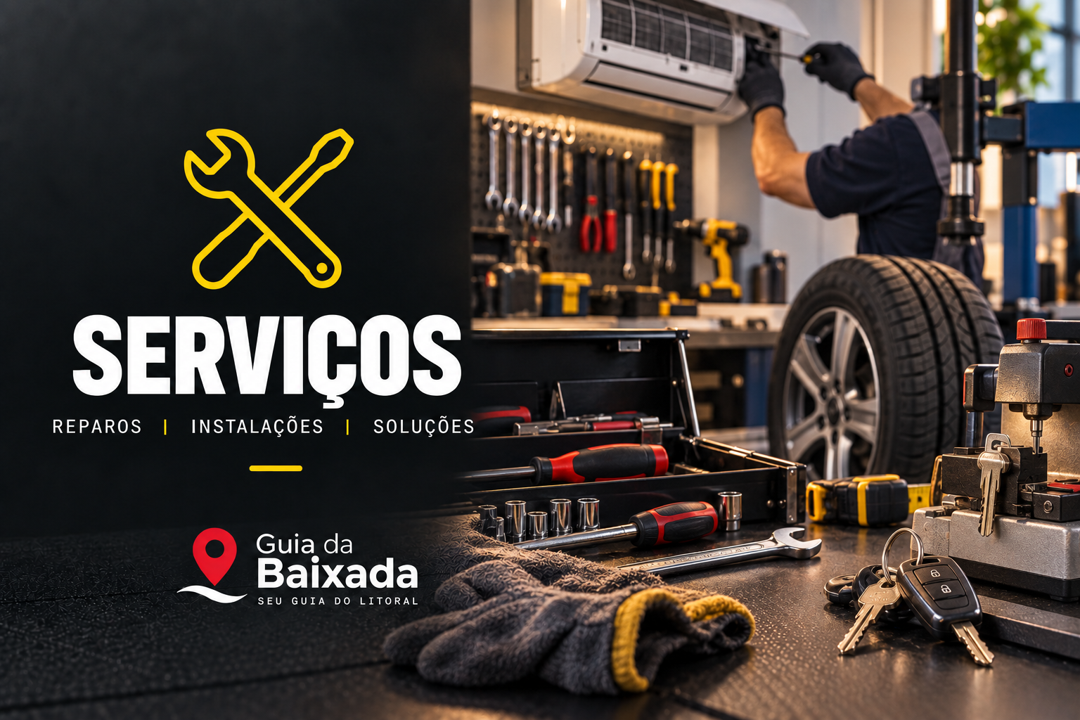 Serviços no Guia da Baixada