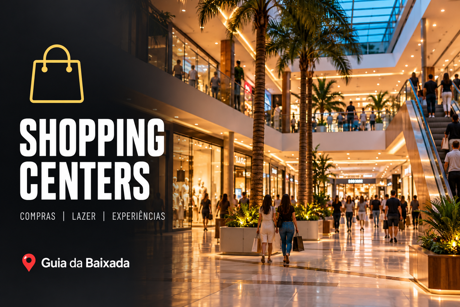 Shopping Centers no Guia da Baixada
