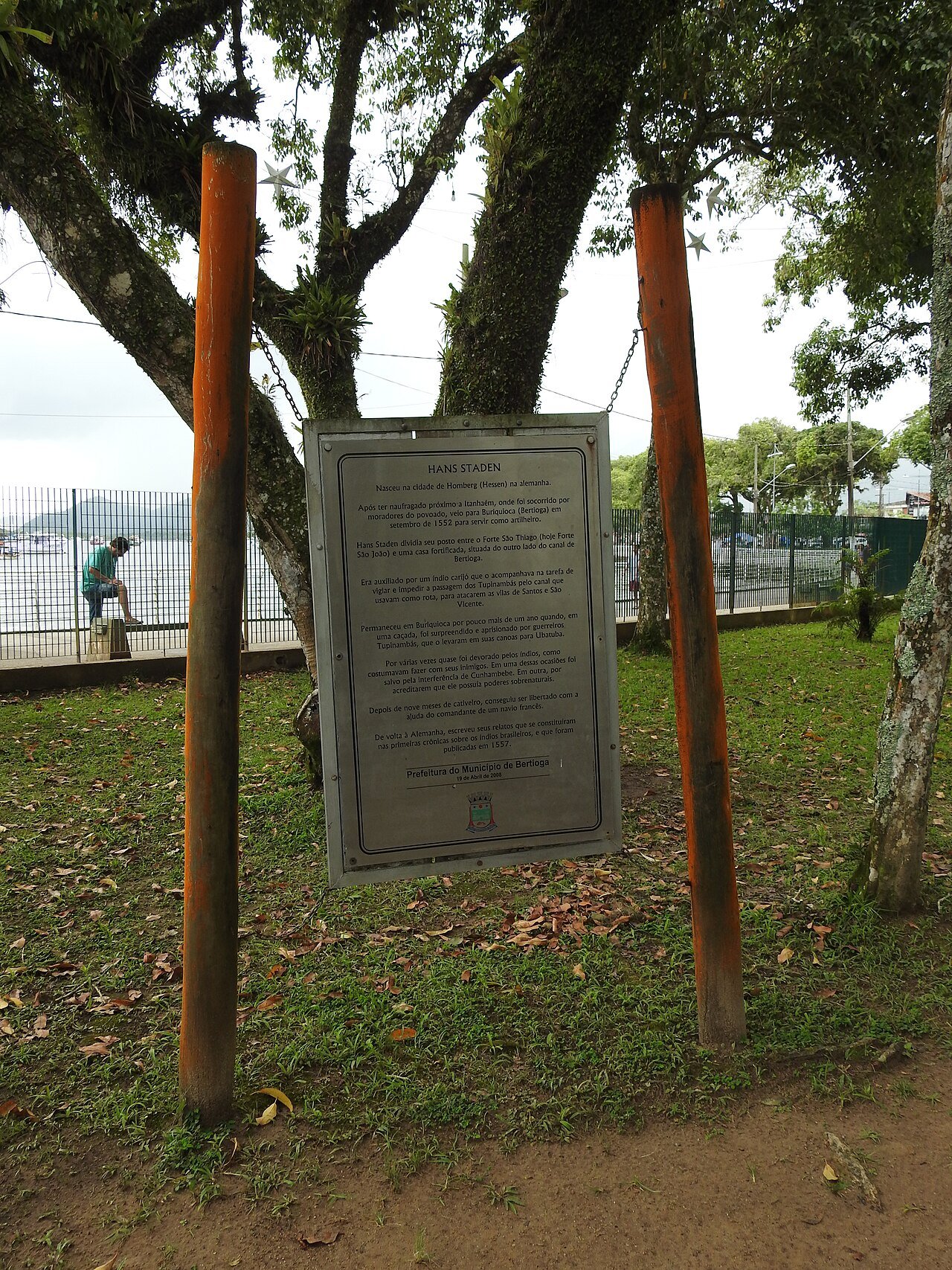 Forte São João e entorno em Bertioga, no litoral paulista